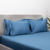 Izaan Regal Blue Bedsheet Set